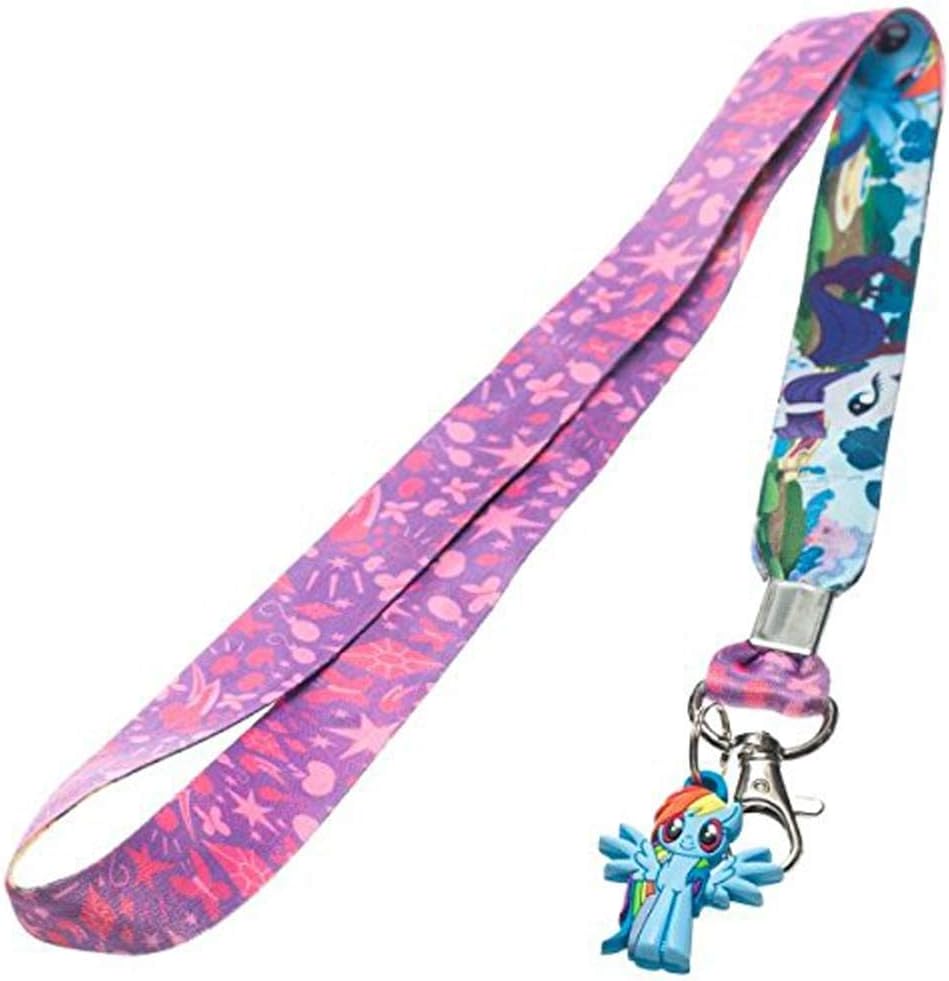 Animewild My Little Pony Lanyard with Rainbow Dash Charm