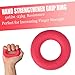 Benificer Hand Gripper Strengthener 5 Pack Adjustable Grip Exerciser, Finger Stretcher Resistance Extensor Bands, Finger Strength Trainer, Hand Therapy Ball & Exercise Ring for Guitar, Rock Climbing