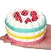 callm Jumbo Slow Rising Squishies Strawberry Cake Charms Kawaii Squishies Cream Scented Stress Reliever Toys for Kids and Adults (Cake)