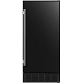 EdgeStar IB250BL 15 Inch Wide 20 Lb. Built-in Ice Maker with 25 Lbs. Daily Ice Production - No Drain Required