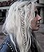 Bling Rings - 35 Silver Hair Rings for Pierced Braid & Dreadlock Decoration - Hair Loop Clips - Girl Jewelry Accessories - Jump Rings 15mm
