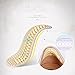 Heel Pad Liner Cusion (3pairs)with Gel Spot Cusions(12pcs) Cushion Inserts-Rapid Foot Pain Relief Transparent Silicone Silicone Gel Soft Spot Pad Shoes Cushion Self Sticking and Reusable (Beige)