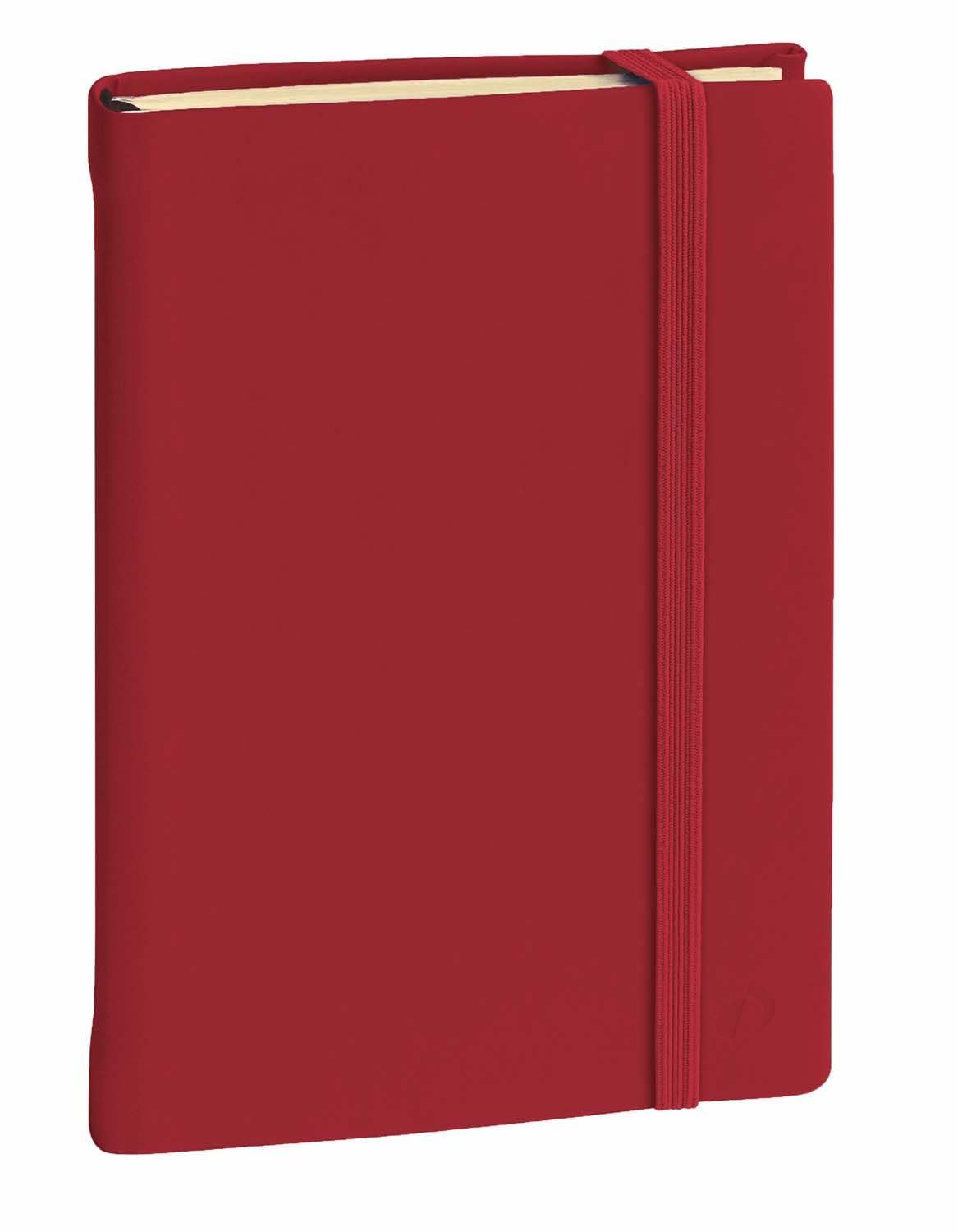 Quo Vadis - Collection: Silk Notebook 15 Lined with Elastic 10 x 15 cm - Burgundy