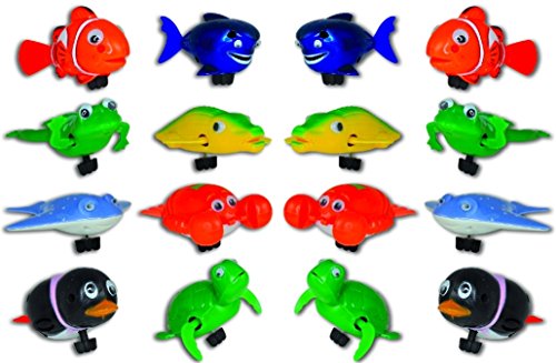 (12) Wind Up Swimming Sea Life Ocean Animals