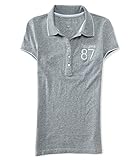 Aeropostale Women's New York 87 Jersey Polo Shirt