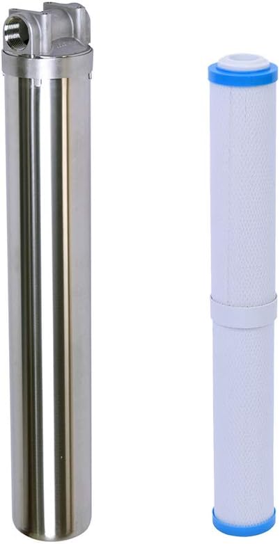 Hansing 1" FNPT Whole House Descaler Water Conditioner, Alternative Water Softener - Reduce Scale and Chlorine for Heater, Shower Head, Dishwasher, Kitchen Sink and Laundry