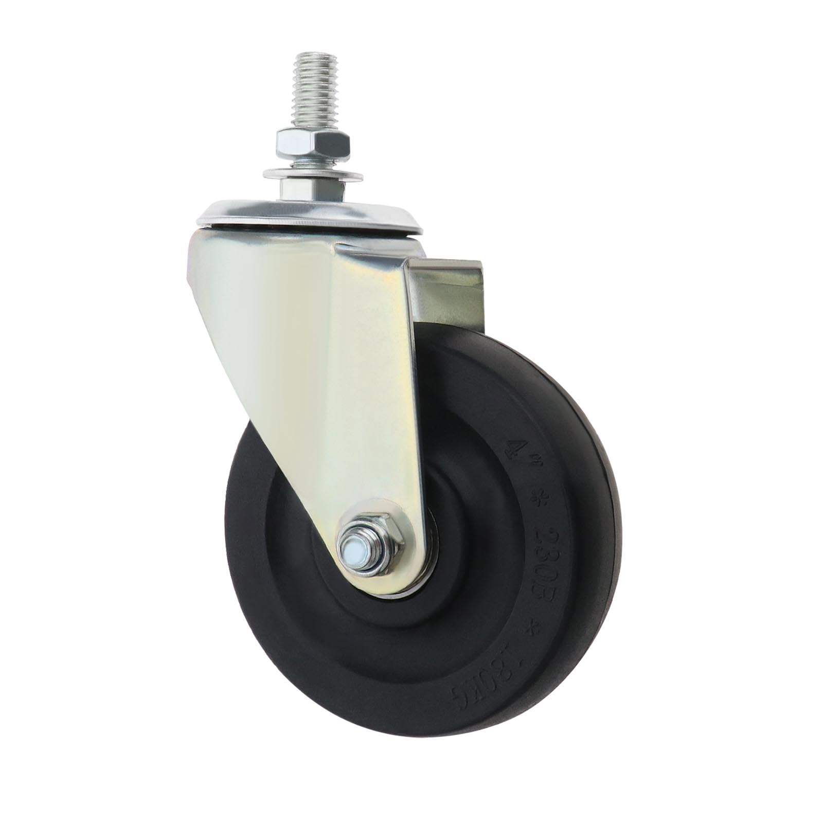 Be In Your Mind 4in Hoverkart Wheel Replacement with Metal Bracket Hoverboard Wheels Rubber Replacement Wheels Scooter Accessories & Parts