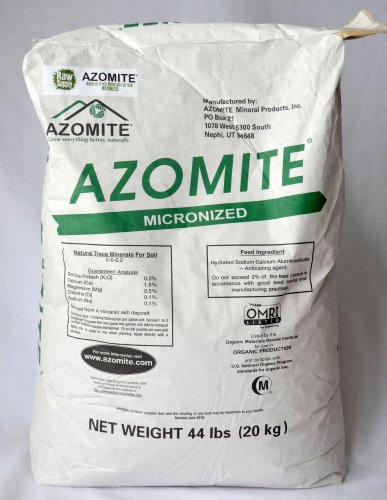 Raw Supply Azomite Organic Trace Mineral Powder-67 Essential Minerals for You & Your Garden Bag, 44 lb