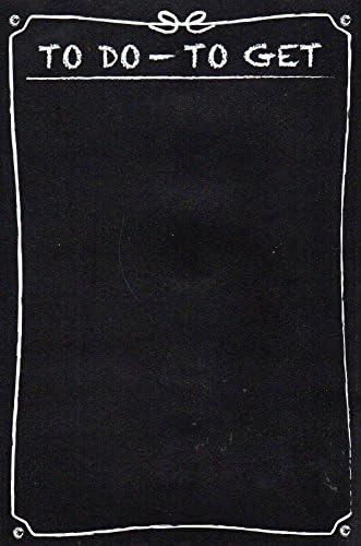 To Do - To Get / Magnetic Chalkboard Organizer / Message Board Planner (Full sheet Magnetic)