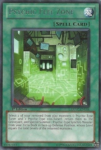 Yu-Gi-Oh! - Psychic Feel Zone (EXVC-EN056) - Extreme Victory - 1st Edition - Rare