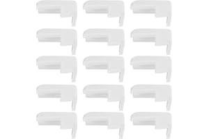 Holibanna 20Pcs White L-Shaped PVC Table Corner Protectors for Safety – Small Furniture Edge Guards Bumper