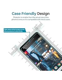 [3 Pack] L K Protector de Pantalla para Google Pixel 2, [Nueva Verison] [Marco de Instalación] [Antiarañazos] Vidrio Templado Dureza 9H, Garantía de Reemplazo de por Vida