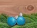 AMS Christmas Ball Ornaments (Turquoise, 40mm)
