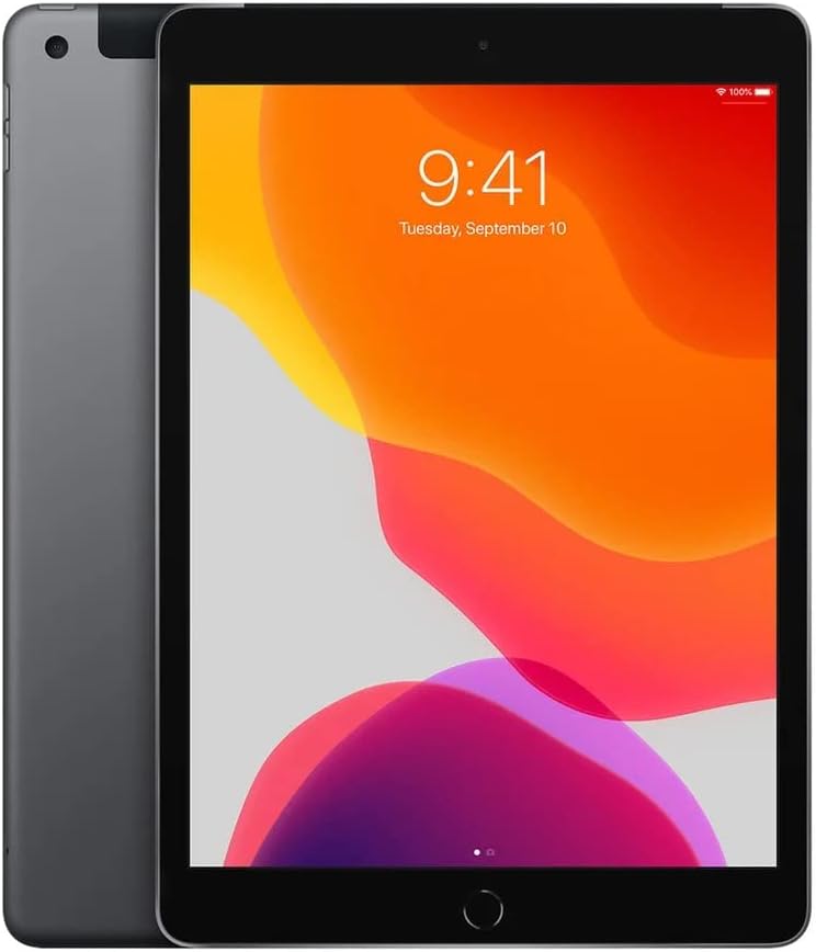 Apple iPad 2019 10.2-inch Wi-Fi Cellular 32GB Space Gray Renewed
