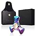 Fidget Spinner for Kids & Adults, BEST Rainbow Hand Spinner for ADHD, Killing Time, & Stress Relief. Made of Titanium Alloy, Ceramic Bearing, 3+ min, High Speed, & EDC with Portable Case (Triangle)