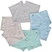 KiMiSUGOi Boy's Briefs Boxer of 4 Comfortable Cotton Underwear, 7671, M/5-8/(44-68)Ib