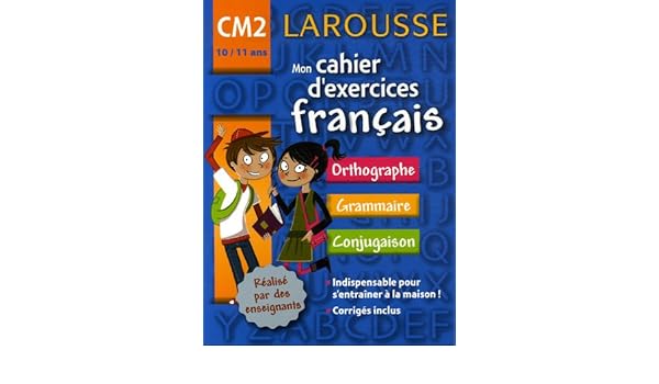 Mon Cahier Dexercices Français Cm2 10 11 Ans Orthographe - 