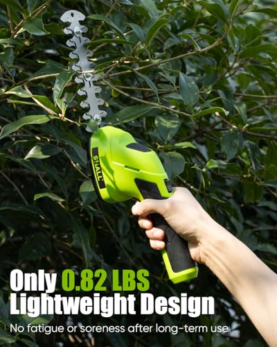 SHALL Cordless Grass Shears, Hedge Trimmer, Electric Shrub Shears 7.2V 2 in 1 Portable Lawn Mower