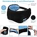 Wireless Sleeping Headphones,Bluetooth Sleeping Headphones Stereo Bluetooth Sleep Eye Mask Wireless Bluetooth Headphones Music Travel Sleeping Headsets with Microphone Handsfree Sleep Eye Shades Black