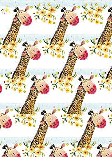 ALEX CLARK Giraffe Bagged Gift WRAP & Tags