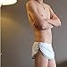 Brozne Times(TM) Mens Sexy Seamless Underwear G-String/T-Back White