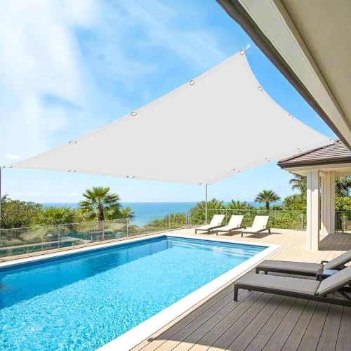 6x6 FT Outdoor Waterproof Rectangle Sun Shade Sail for Patio/Pool UV Protection Canopy Pergola Shade Cover at Amazon