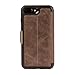 OTTERBOX Strada Series Case for iPhone 8 Plus & iPhone 7 Plus (ONLY) - Frustration FRĒe Packaging - Espresso (Dark Brown/Worn Brown Leather)