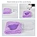 CUH 4 Packs Microfiber Hair Towel Super Absorbent Turban Wrap With 2 Bonus Headbands