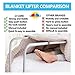 JJ CARE Blanket Lifters for Feet - Steel and Aluminum Blanket Lifter for Foot of Bed - Adjustable Blanket Lifter 20 to 28 inches for Elderly, Foot Cramping, Surgery Recovery, and Arthritis