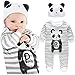 FEITONG 1Set Newborn Infant Baby Boys Girls Romper+ Hat (9 Months, Gray)