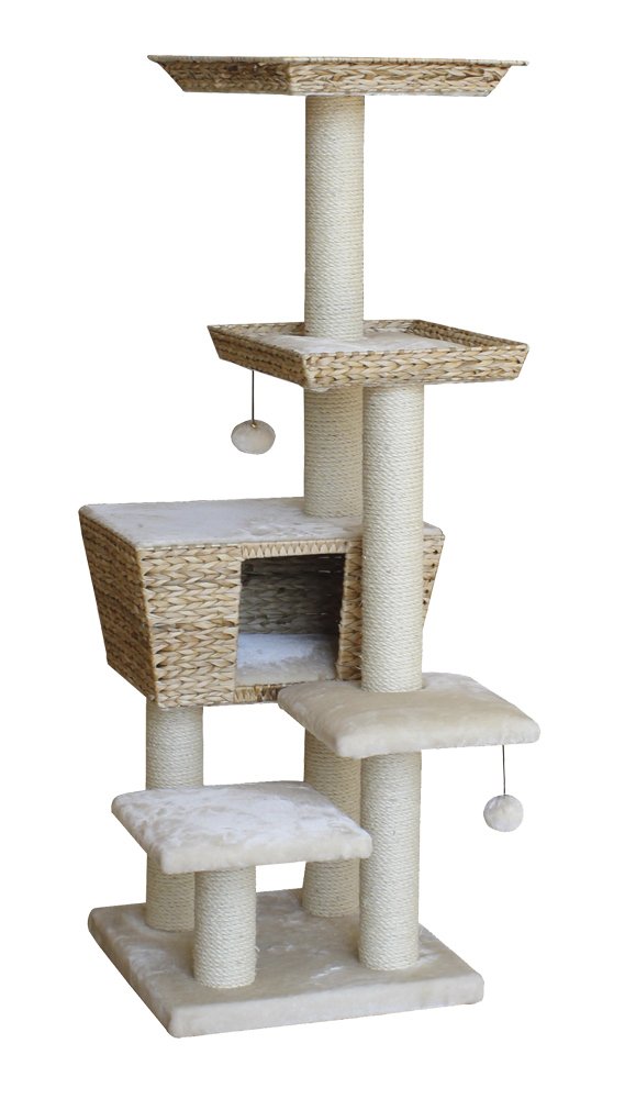 Nobby Motega Cat Tree 48 x 48 x 141 cm Beige