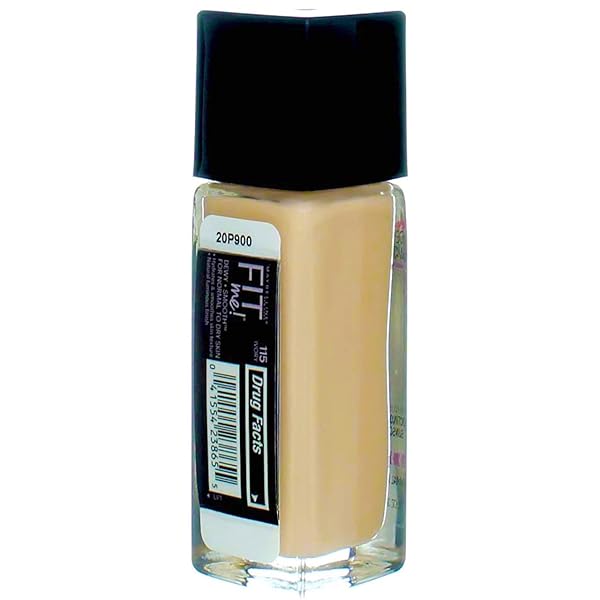 MAYBELLINE NEW YORK FIT ME! FOUNDATION, IVORY [115], SPF 18, 1 OZ (PACK OF 2)