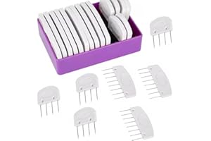 Changyeah Knit Blocking Pins Kit,20 Pcs Efficient Sewing Knit Blocking Comb Set,Knit Blockers & Pin Kit Knitting Aids for Blo