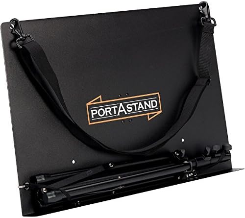 Portastand PASCOM Commoner Music Stand, Black-Steel