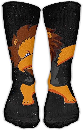 Design Dabbing Lion Fashion Art Boots Sock For Women &amp;Girl