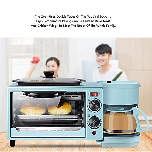 Oven 2200 (W), Ontbijtmachine 45 * 18 * 26Cm Met Antiaanbaklaag En 0,6 L Koffiezetapparaat Met Actuele Scherm Met Kaken… - Afbeelding 7