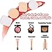 b.m.c 60 pc Latex Free Makeup Blender Sponges for Full Coverage Powder, Cream, Liquid Foundation Cosmetics - Long Lasting, Disposable Beauty Foam Applicator Puffs for Sensitive Skin Professional MUA