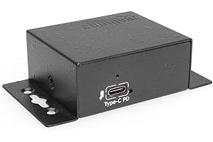 Coolgear ChargeIT! Mini 100W USB Type-C Power Delivery Charger - Secure Screw-Lock Connection, Multi-Protocol Fast Charging f