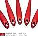 Sorbus Silicone Kitchen Utensil Set in Solid Coating-Dishwasher Safe (5-Piece)