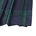 Women's Elastic Waist Plaid Pleated Skirt Tartan Skater School Uniform Mini Skirts (Small, Series 1 Green)
