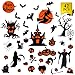 42PCs Halloween Decals Window Clings for Halloween Decorations Happy Halloween Window Decal Good for Party Decorations
