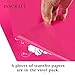 Inscraft 96 Sheets Premium Permanent Self Adhesive Vinyl Sheets, Double of 48 Pack 12