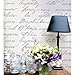 French Poem Allover Wall Stencil - Typography Wall Stencil - Large Stencils for Painting Walls – Try Stencils Instead of Wallpaper – Stencil Designs for DIY Home Décor