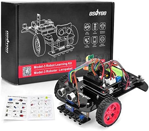 OSOYOO Model 3 Robot Car DIY Starter Kit for Arduino: Educational Motorized Robotics, Remote Control App - Image 3