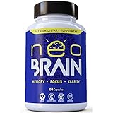 Extra Strength Brain Supplement for Focus, Mental Clarity, Energy, Memory - Scientifically Formulated All Natural Nootropic - Improve Concentration - Anti Anxiety - Reduce Stress - 100% Guarantee