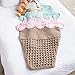 Bernat 16110303305 Baby Blanket Yarn, 3.5oz, Super Bulky 6 Gauge - Pink Blue - Single Small Ball Machine Wash & Dry