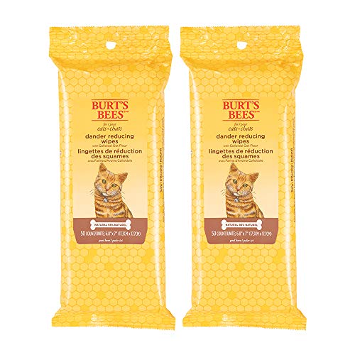 Burt's Bees for Cats Natural Dander Reducing Wipes | Kitten and Cat Wipes for Grooming | Cruelty Free, Sulfate & Paraben Free, pH Balanced for Cats - Made in The USA - 2 Pack - Thumbnail 6