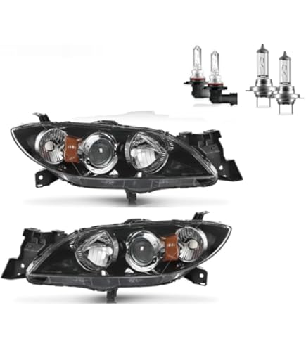 【HMmama】 ラボプラス 6点セット Amazon.com: Compatible with Mazda 6 Headlights Lamps Set