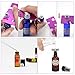 Mavogel Essential Oil Carrying Case with Handle and Two Zippers Holds 16 Bottles(5ml-15ml) for Essential Oil, Essential Oils Opener, Bottle Stickers, Metal Funnel and Dropper Included(Purple)