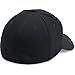 Under Armour Men's Printed Blitzing Stretch Fit Hat, Black (005)/Black, Large/X-Large